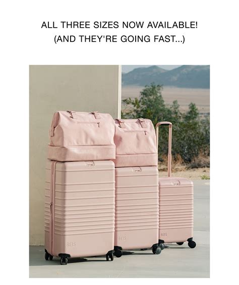 The Wait Is Over Atlas Pink Luggage Is Here Beis