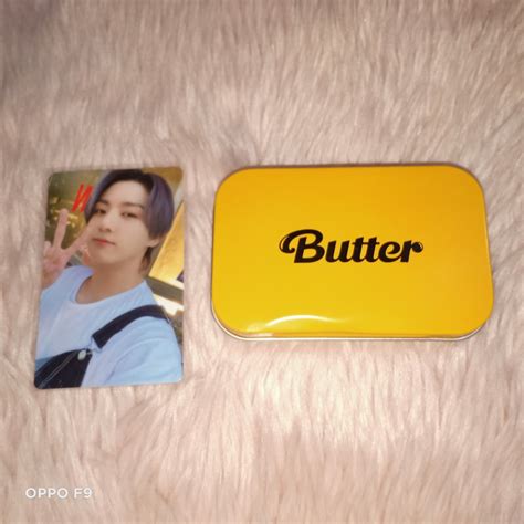 Bts Butter Pob Jungkook Photocard W Tin Case Hobbies And Toys