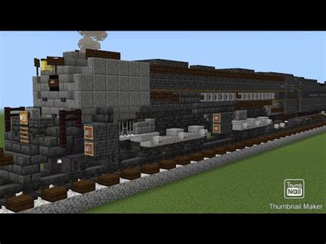 Minecraft Union Pacific Challenger Steam Locomotive Tutorial Youtube