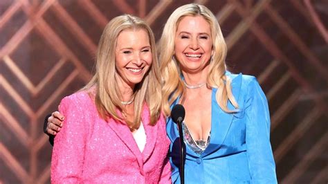 Lisa Kudrow and Mira Sorvino are 'Romy and Michele' at SAG Awards