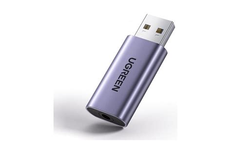 Внешняя звуковая карта Ugreen cm383 usb 2.0 to 3.5mm audio adapter ...