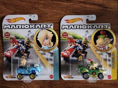 Mario Kart Hot Wheels Rosalina Birthday Bowser Jr Flame Flyer