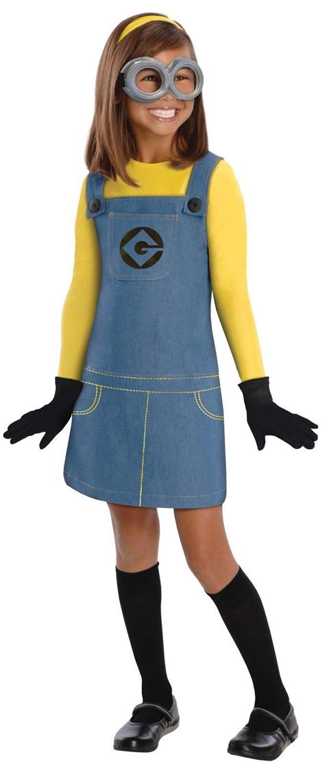Girls Female Minion Costume | Girl minion costume, Halloween costumes ...