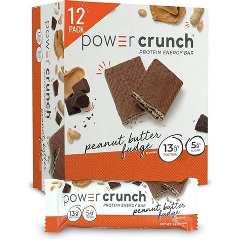 Power Crunch Whey Protein Bars High Protein Snacks With Delicious Taste Peanut Butter Fudge 1