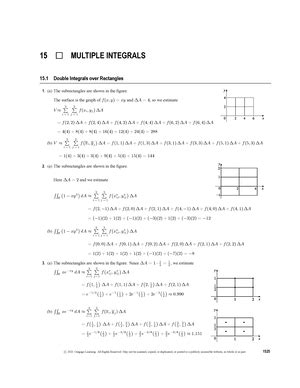 AP Calculus AB Scoring Guide Unit 5 Progress Check MCQ Part B Unit 5