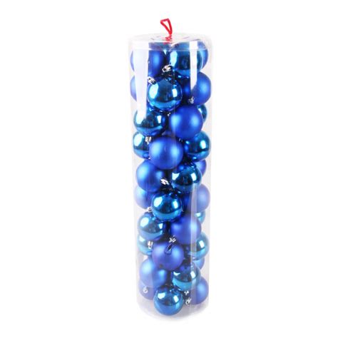 Blauwe Kerstballen Plastic Alfie Lenette