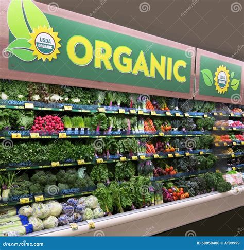 Organic Produce Market Editorial Image Image Of Green 68858480