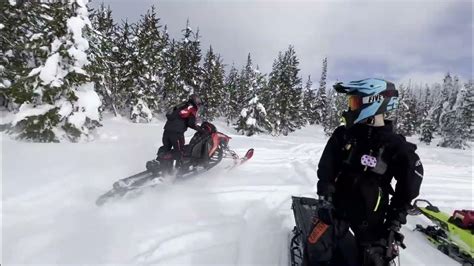 Island Park Idaho Snowmobiling Day 2 Youtube