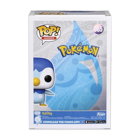 Pok Mon Center Exclusive Piplup Pearlescent Pop Vinyl Figure By