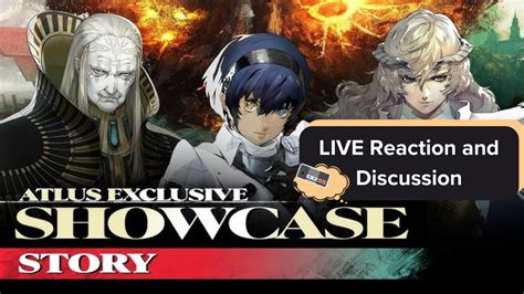 Atlus Exclusive Showcase Live Reaction And Discussion Animeexpo