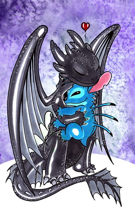 Toothless Stitch — ART OF DAVID WONG