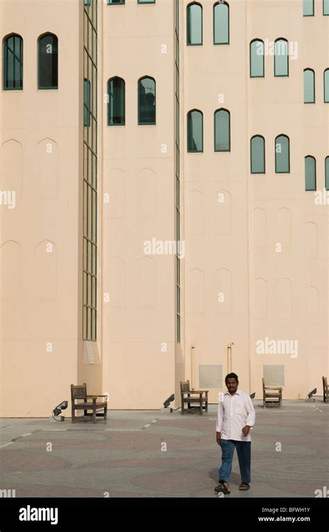 The Arabic Influenced Hsbc Building In Bur Dubai United Arab Emirates