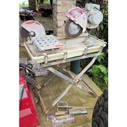 MK Diamond Products Tile Saw Model MK-101 w/ Folding Stand - Oahu Auctions