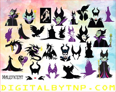 SALE Maleficent SVG Disney Svg Disney Bundle Svg Maleficent Clip