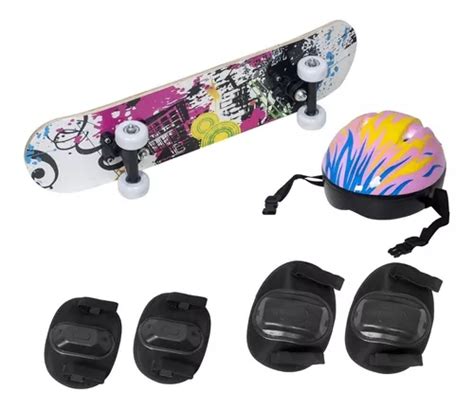 Kit Skate Infantil Capacete Joelheira Cotoveleira Cm Frete Gr Tis