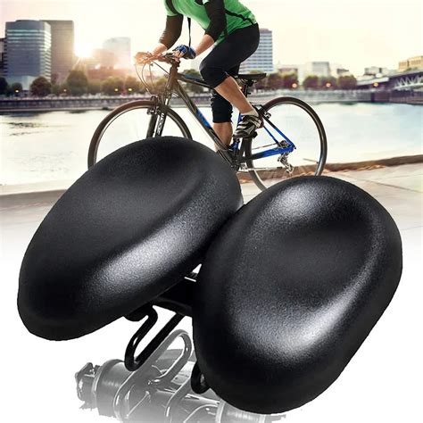 Two Seat Bicycle Cushion Comfortable Dual Padded Multi Function