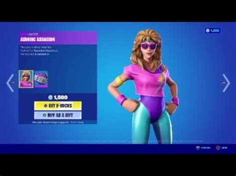 RARE Aerobic Assassin Skin Is Back Fortnite Item Shop November