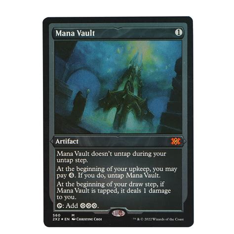 Mana Vault 560 2X2 Etched Foil Mtg Proxy Cards From 2 9 Free