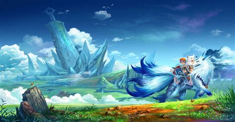 Download Explore a stunning world of Fantasy Anime Wallpaper | Wallpapers.com