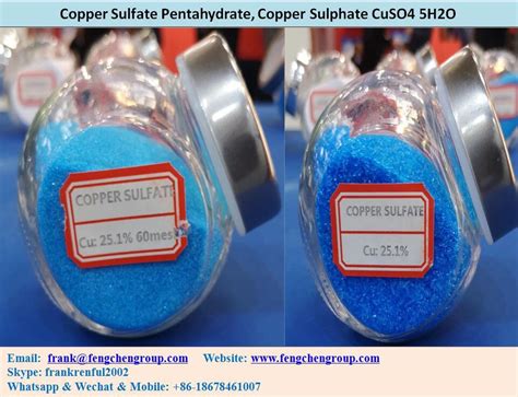 Copper Sulfate Pentahydrate, Copper Sulphate CuSO4 5H2O Manufacturers ...