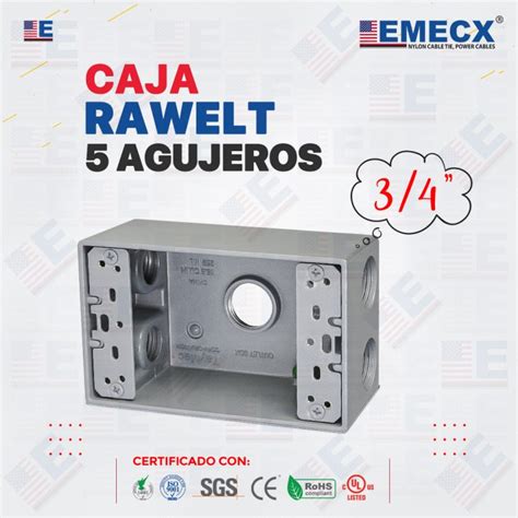 Caja Rectangular Rawelt Agujeros Yllaconza