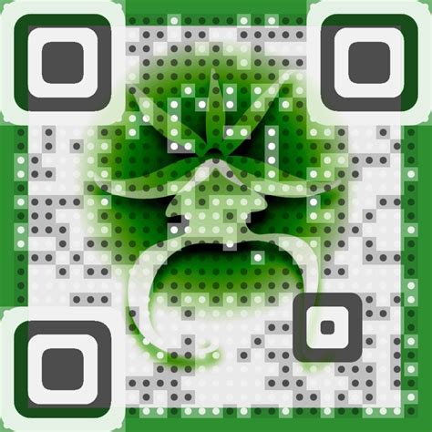 Southern Blossoms Green Qr Code By Michelle Mclean Visualead