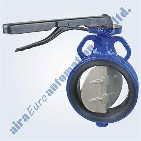 Manual Butterfly Valve Rubber Lined Wafer Type Butterfly Valve