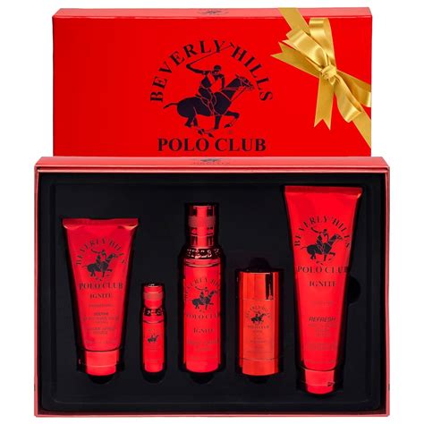 Beverly Hills Polo Club Bhpc Ignite Cologne T Set For Men 5 Piece Eau De