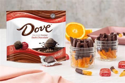 DOVE Dark Chocolate Covered Candied Orange Peel