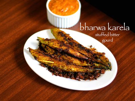 Bharwa Karela Recipe Stuffed Karela Recipe Stuffed Bitter Gourd Recipe