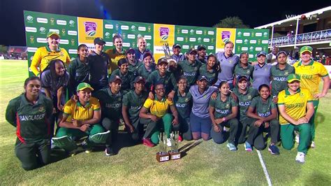 Presentation Ceremony Rd T I South Africa Women Vs New Zealand