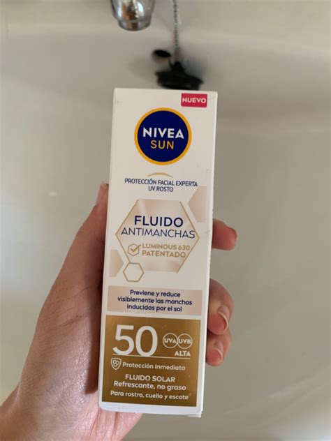 Nivea Sun Fluido Antimanchas Luminous 360 SPF 50 40 Ml INCI Beauty