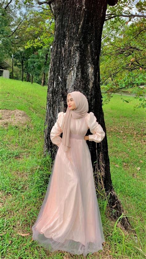 Gaun Preweding Kursus Hijab Pengiring Pengantin Gaun Pengantin Hijab