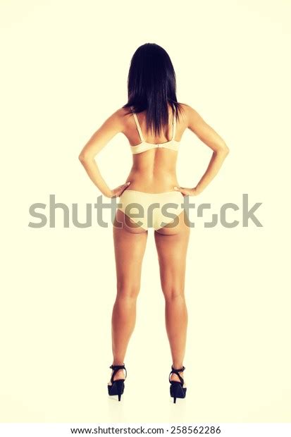 Sexy Brunette Tanned Woman Posing Lingerie Stock Photo 258562286 Shutterstock