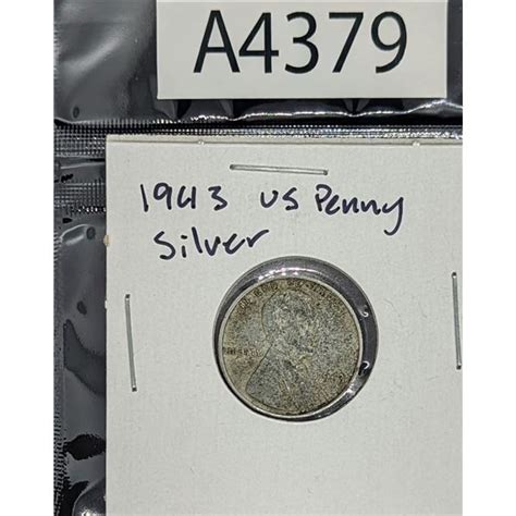 1943 Silver Us Penny A4379