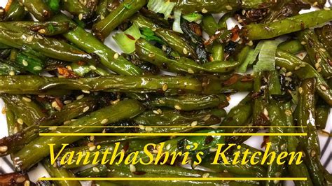 Green Beans Stir Fryindo Chinese Beans Stir Fryfrybeans Poriyalbeans Pirattal 2018 Youtube