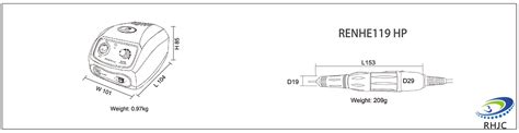 RENHE119+119BHP-35k Renhe Micromotor Factory-RHJC