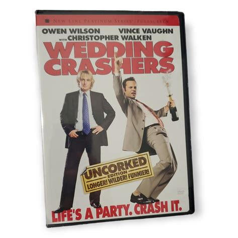 Wedding Crashers Dvd Uncorked Edition Owen Wilson Vince Vaughn New