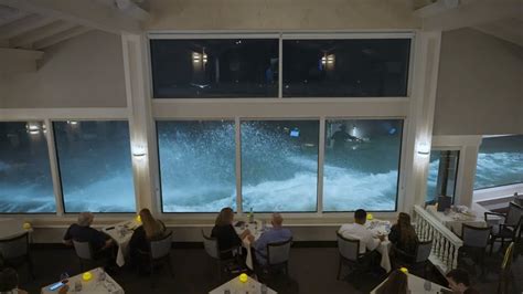 How Do Waves Not Break The Glass at La Jolla Restaurant The Marine Room ...