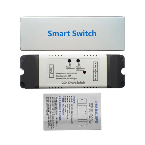 220V 2 Gang Smart Switch Module Wifi Smart Switch