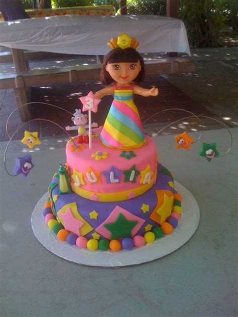 Dora Birthday Cake - CakeCentral.com