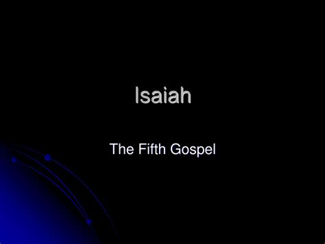 Ppt Exploring Isaiah Prophecies And Visions Powerpoint Presentation