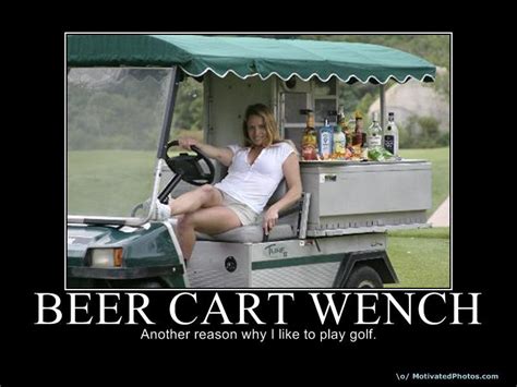 A Woman Sitting In The Back Of A Golf Cart Next To A Green Umbrella