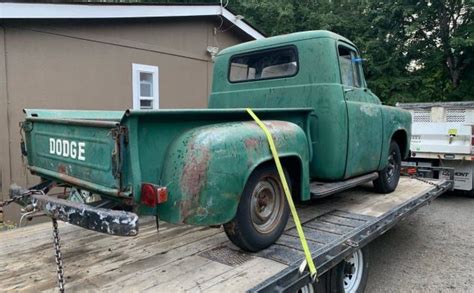 Cheap Project Pickup 1956 Dodge C 4b Barn Finds