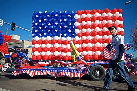 Royalty Free Parade Us Veterans Day Parade Float Flag Pictures, Images ...