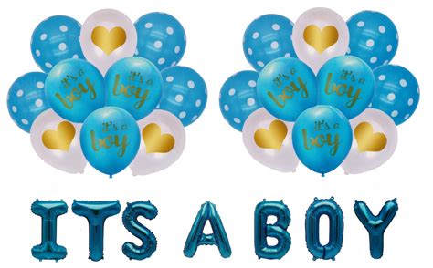 Zestaw urodzinowy balonów baby shower chłopiec boy 12459016205 Allegro pl