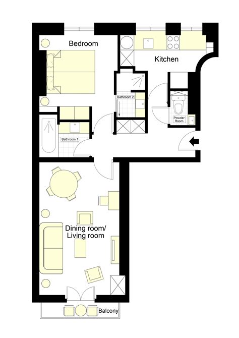 Floor Plan For Handicap Bathroom - floorplans.click