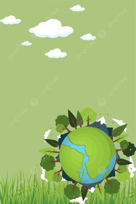 Poster Lingkungan Green World Earth Day 4 22 Latar Belakang Gambar