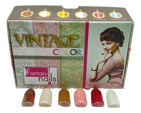 Colecci N De Acr Licos Vintage By Fantasy Nails Mercadolibre