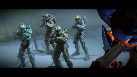 Fondos de pantalla aureola Halo 5 máquina Equipo azul Escuadrón